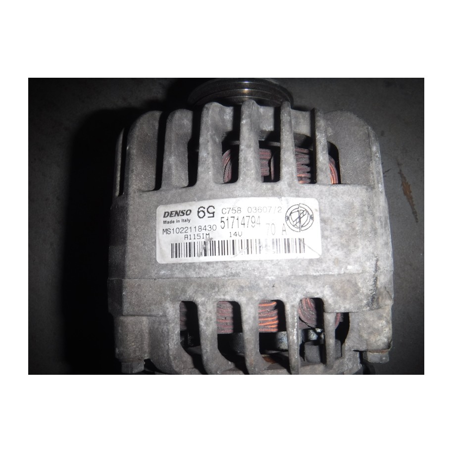 FIAT PANDA GRANDE PUNTO BRAVO ALTERNATOR 51714794