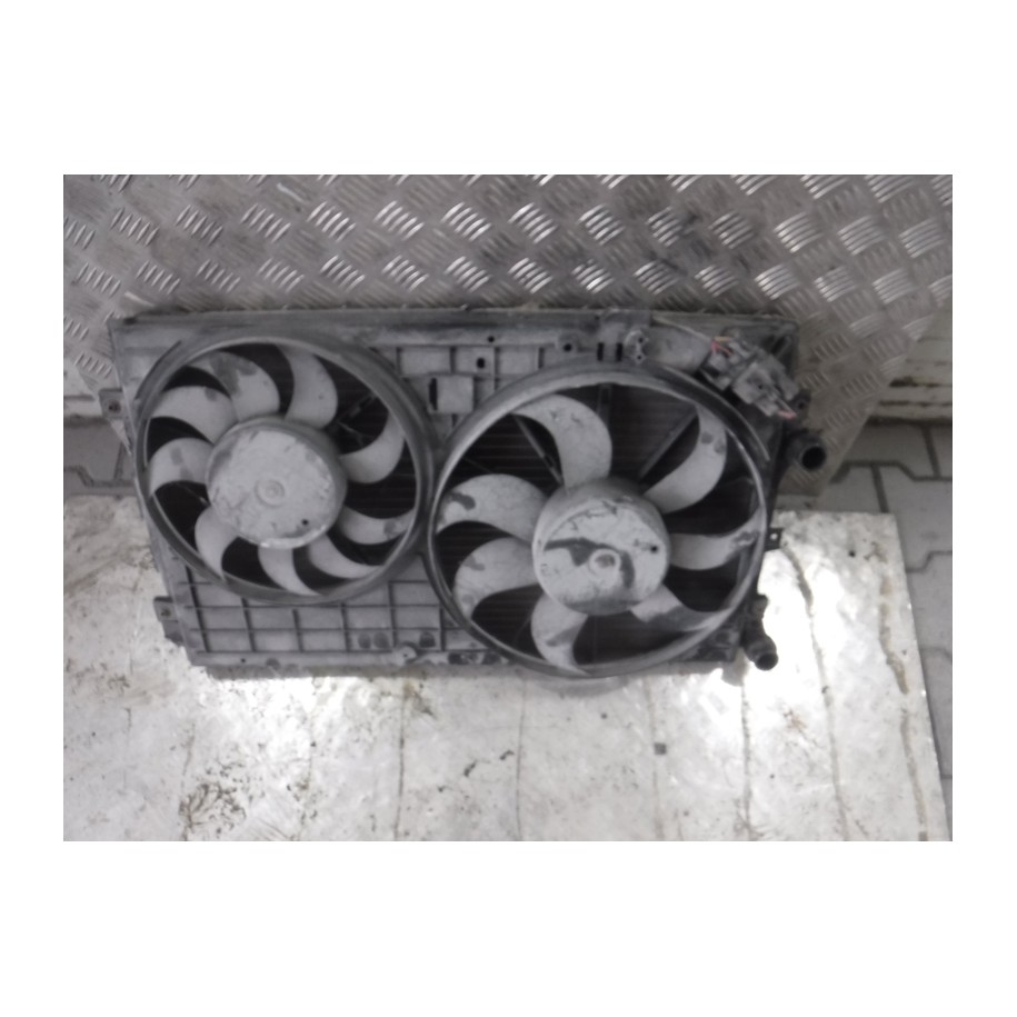 Chłodnica silnika AUDI A3 732872 + WENTYLATORY