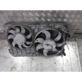 Chłodnica silnika AUDI A3 732872 + WENTYLATORY