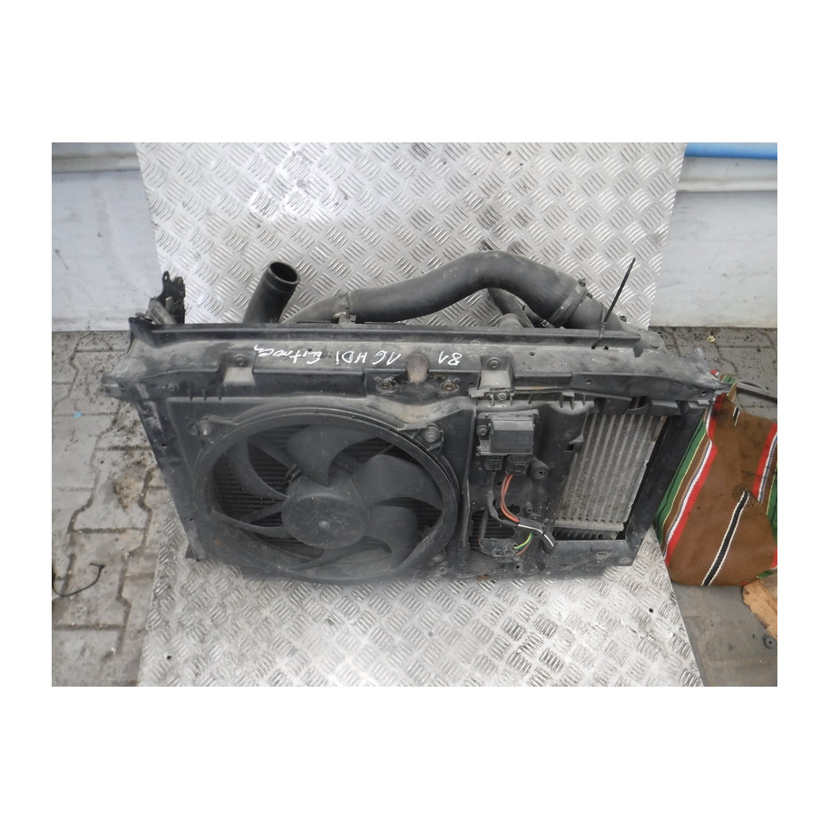 PAS PRZEDNI + CHŁODNICE CITROEN C4 1.6 HDI