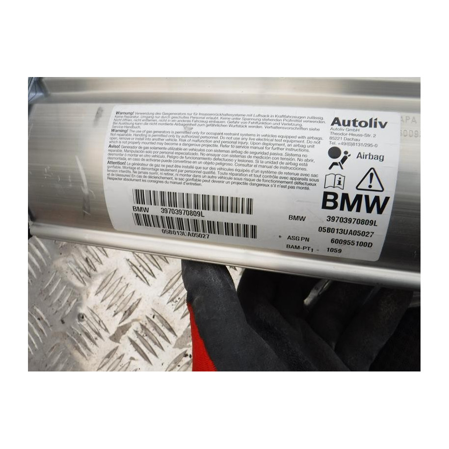 BMW E60 E61 PODUSZKA AIRBAG PASAŻERA - 39703970809L